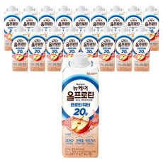 뉴케어 올프로틴 사과맛 프로틴 워터, 350ml, 18개