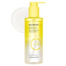 HOLIKA HOLIKA 黃金奇異果維他命C Plus亮白卸妝油, 1個, 200ml