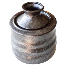 佐和陶瓷 黑結晶燜酒器2件組 日本製 L, 清酒壺 + 燜酒器, 1套