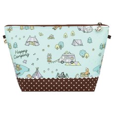 uma hana 悠樂森林印花防水包/大化妝包