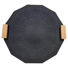 mama cook 媽媽廚 冒險家系列 露營野炊不沾煎烤盤, 40cm, 1個