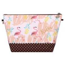 uma hana 手繪紅鶴印花防水包/大化妝包