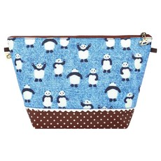 uma hana 運動熊喵印花防水包/大化妝包