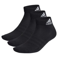 adidas 愛迪達 氣墊踝襪 GC7310 3入, 黑色, 3個