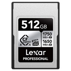 Lexar 雷克沙 CFexpress 4.0 Type A Silver VPG200 8K Sony相機記憶卡, 512GB