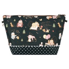 uma hana 懶日子印花防水包/大化妝包