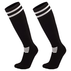 샤포라 하이탑 축구 스포츠 양말, 블랙, 1개