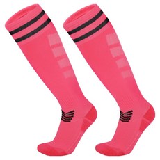 샤포라 하이탑 축구 스포츠 양말, 로즈, 1개