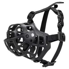 寵物新樂園 寵物嘴套 XL, 1個, 黑色