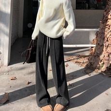 Banyastory 女款內刷毛寬鬆版型運動褲 PP110