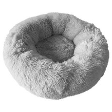 毛皇上 寵物甜甜圈窩, 淺灰色, 1個