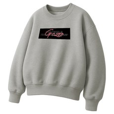 PLAYS 男款柔軟刷毛圓領潮流大學T