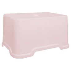 Budsia 多用途浴室單層腳踏凳, 1個, 浴室椅:粉紅色