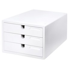 kapamax 基本文件盒, 象牙白, 3層