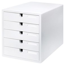 kapamax 基本文件盒, 象牙白, 5層