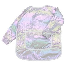 BEBE CHOUETTE 韓國製造兒童防水美術畫畫衣圍裙, 雷射紫色