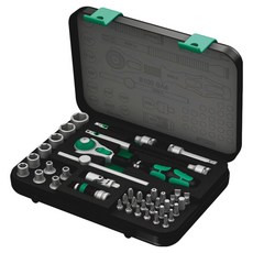 Wera 8100 SA 4 6.35mm 起子頭套筒棘輪扳手組 003535, 1套, 41件組