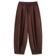 앨빈클로 남녀공용 핀턱 벌룬핏 와이드 스웨트 팬츠 DLX2971