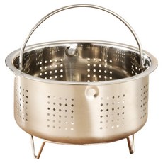 Harudam 不鏽鋼碗 嬰兒副食品 迷你蒸籠 02, 1個, 13.8cm