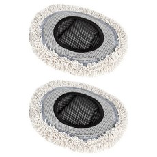 樂居家 伸縮彎桿洗車拖把 替換布, 2個