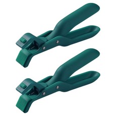 DIBOTE 迪伯特 防滑隔熱矽膠夾 W3305-G, 綠色, 2個