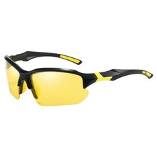 솔르 아웃도어 낚시 자전거 스포츠 사이클 선글라스, 옐로우, 1개