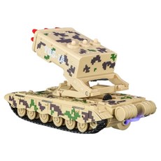 lkhkorea 堅固塑膠模型卡車 沙黃色 1/35 TOS-1 火箭炮噴射坦克, 1個