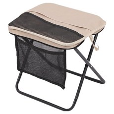 American Road 戶外露營釣魚野餐便攜式網眼椅 L BRP1514, 米色, 1個