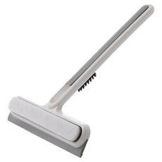 Okoro 微細刷毛浴室除水刮刀, 1個, 白色