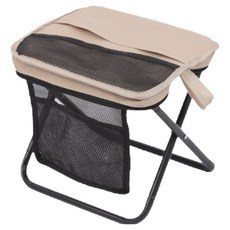 American Road 戶外露營釣魚野餐便攜式網狀椅 S BRP1514, 米色, 1個