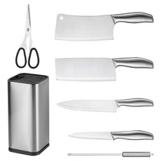 YOUNGGREEN 304不鏽鋼現代風刀具組, 7件組, 1套