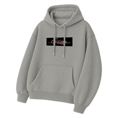 Playz 男款 溫暖刷毛 方形字母 連帽T恤