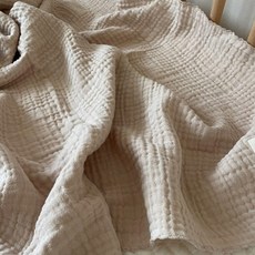 미소네이처 모달 3중 거즈 아기 블랭킷, 베이지