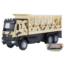 lkhkorea 堅固的塑膠模型卡車 沙漠黃 1/35 無人機發射車 盒裝, 1個