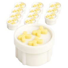 ARTEX CORP 蝴蝶結矽膠插座安全蓋, 12個, 黃色