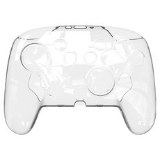 HOHOO 任天堂 Switch 2 Pro 控制器 Spuke 透明水晶硬殼輕薄保護殼, 1個, 單一商品, 透明