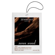 Jenny Scent 心情香氛香包 衣櫃芳香劑, 1個, 40g, 靜謐木質