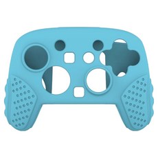 HOHOO 任天堂 Switch 2 Pro 控制器保護套 Switchfit 矽膠握把保護殼, 1個, 單一商品, 藍色