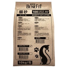 BENEFIT 斑尼菲 豆腐貓砂, 奶香味, 10kg, 1包