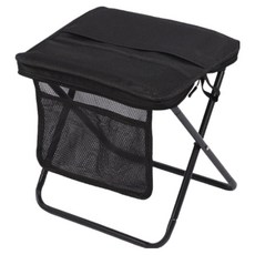 American Road 可折疊成手提包形狀的多功能便攜式釣魚椅 小 HR2448, 1個, 黑色