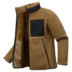 柔軟羊羔毛撞色夾克 MDJK127PP