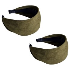 Allode 人造麂皮髮箍 2入