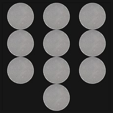 Knitt DIY 圓形塑膠網片 175mm, 白色, 10個