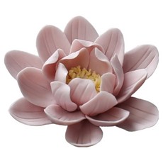 陶瓷精緻蓮花線香座 MW0150, 粉紅色