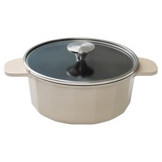 STOLTZ 電磁爐適用雙耳鍋, 1個, 24cm, 巧克力