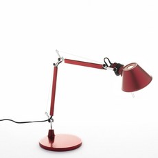 Artemide Tolomeo Micro 檯燈, 陽極紅