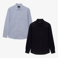 MIND BRIDGE 男士易護理正裝襯衫 2件組 MADS01C2