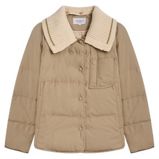 JOINUS 女款可拆卸羅紋領鴨絨外套