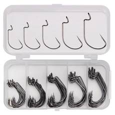 Hisplan 寬版魚鉤 5種 x 10p 套組, 1套