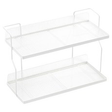 日常Living 壓克力2層層架, 1個, 白色